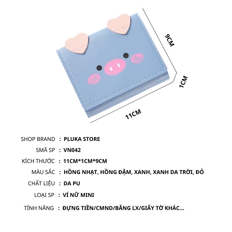 Ví nữ đẹp cao cấp cầm tay mini nhỏ gọn cute nhiều ngăn giá rẻ bỏ túi da PU OLUKA STORE VN042