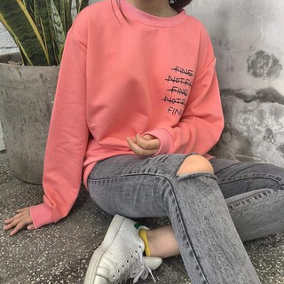 Áo nỉ Sweater "IMFINE"