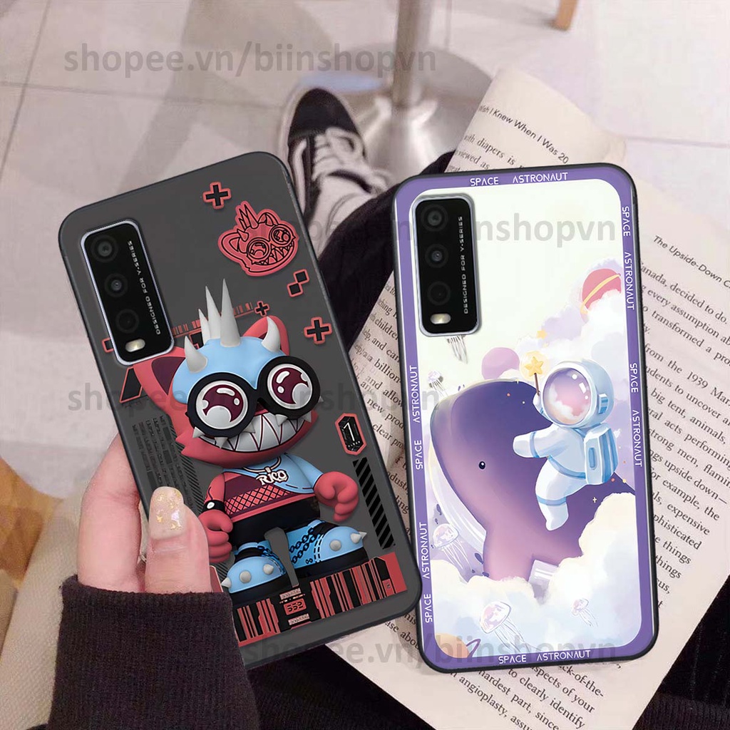 Ốp Vivo Y20 phi hành gia vũ trụ space.x siêu đẹp, thời trang