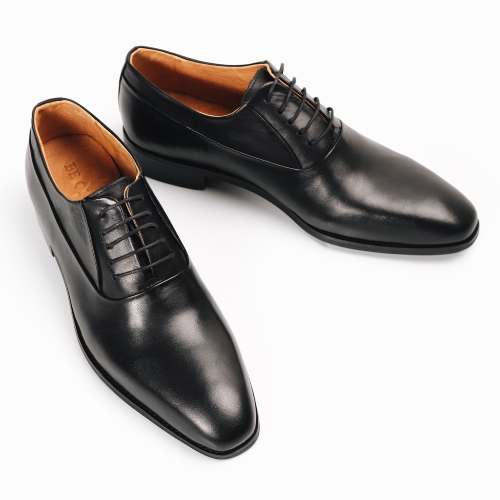 Giày Tây Cao Cấp CLASSIC OXFORD - Da Bò Ý Lót Trong Da Bò Mộc - Thương hiệu Be Classy