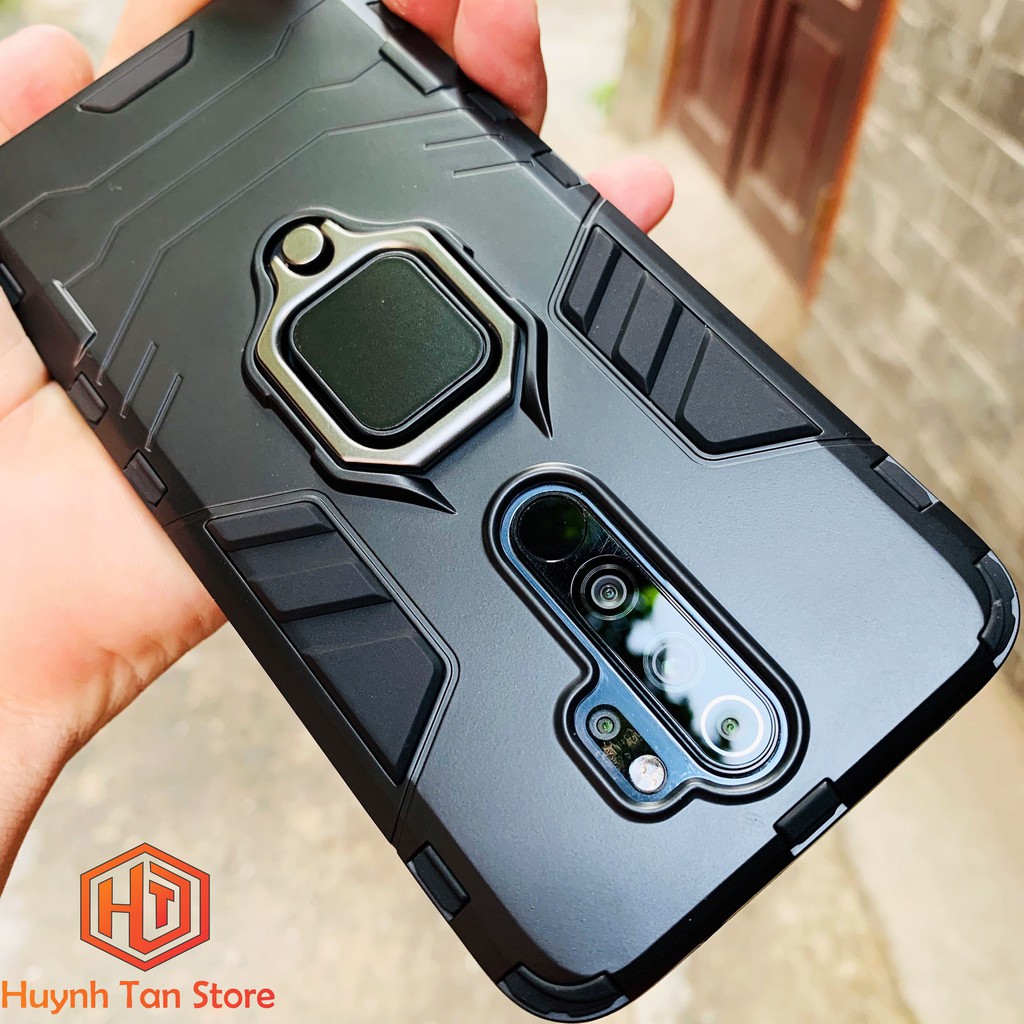 Ốp lưng Xiaomi Redmi Note 8 Pro cao su chông sốc Iron Man Ver 2