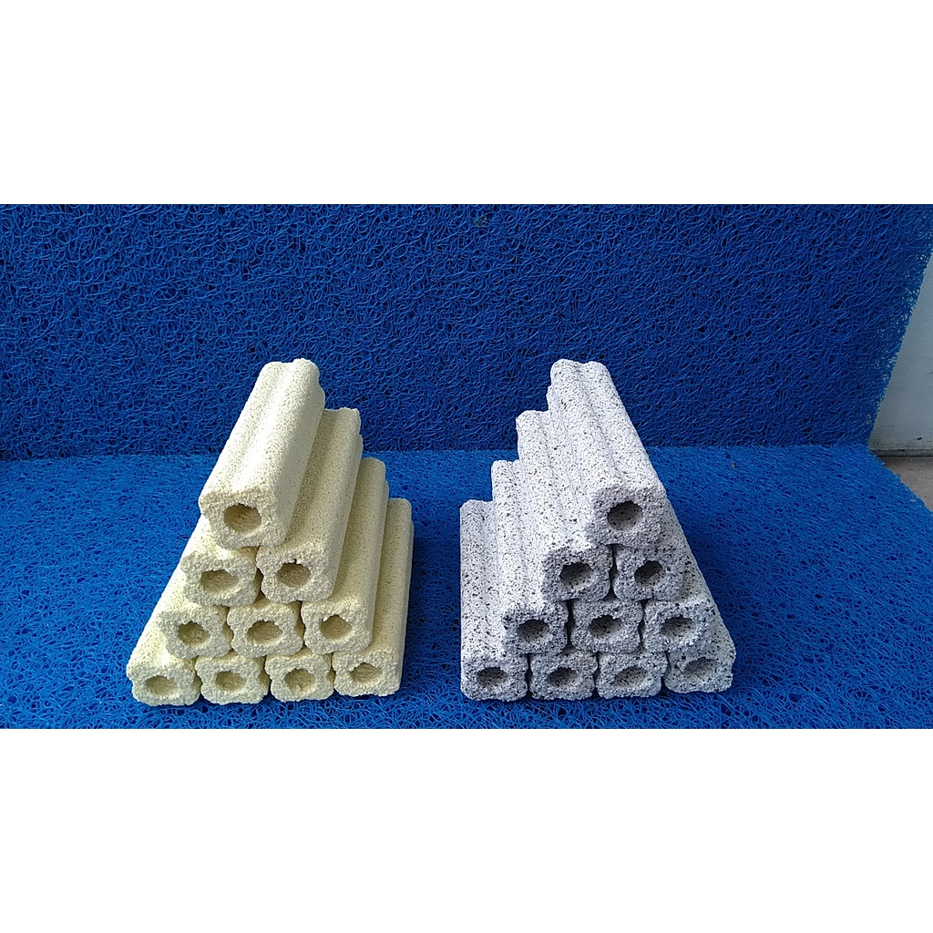 Combo 10 thanh sứ Keyrsin 15x4cm lọc nước hồ cá.