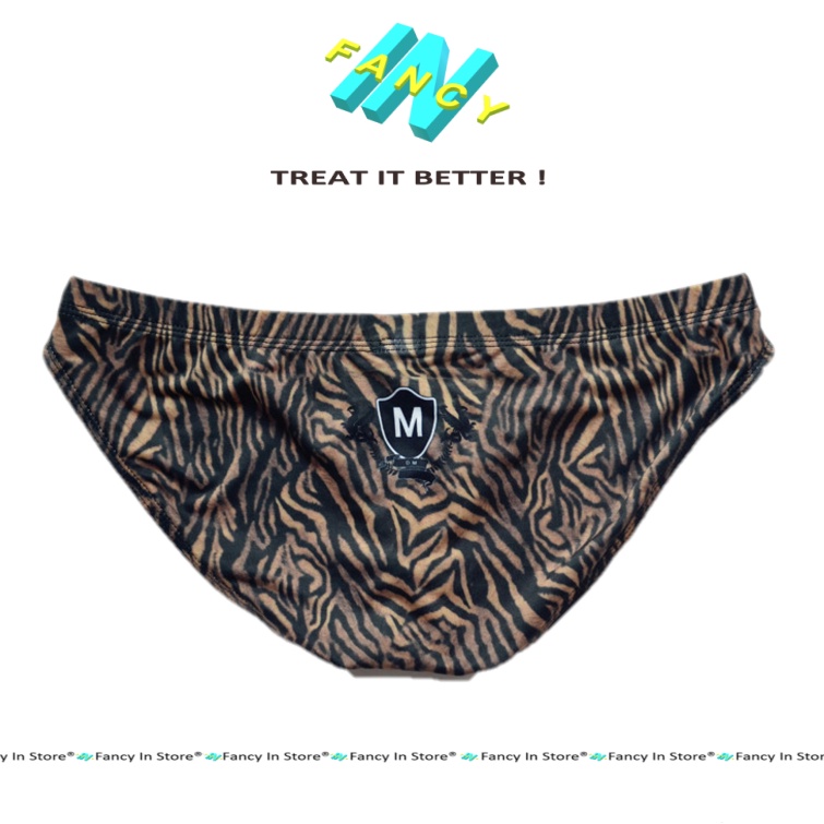 Quần Lót Nam Bikini Gợi Cảm DM , Sịp Tam Giác Fancy In - BK001