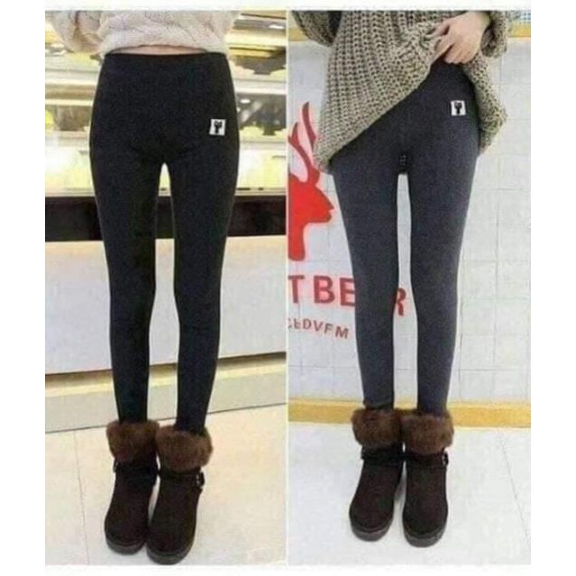 Sỉ quần legging mèo lót lông siêu dày cho nữ