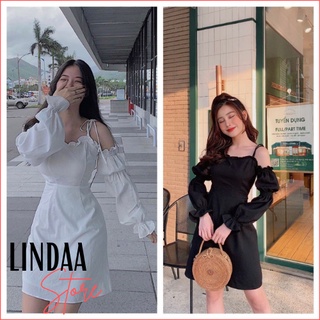 ĐẦM DỰ TIỆC TRỄ VAI BÈO SIÊU XINH SO CUTE