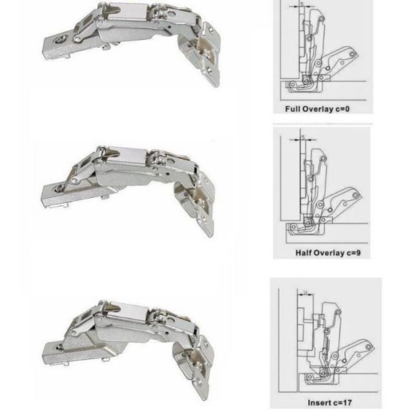 Bản lề nối 2 cánh góc vuông