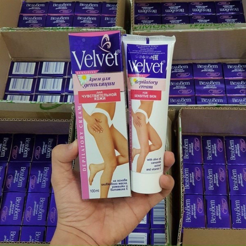 Kem tẩy lông Velvet Sensitive Nga 100ml | BigBuy360 - bigbuy360.vn