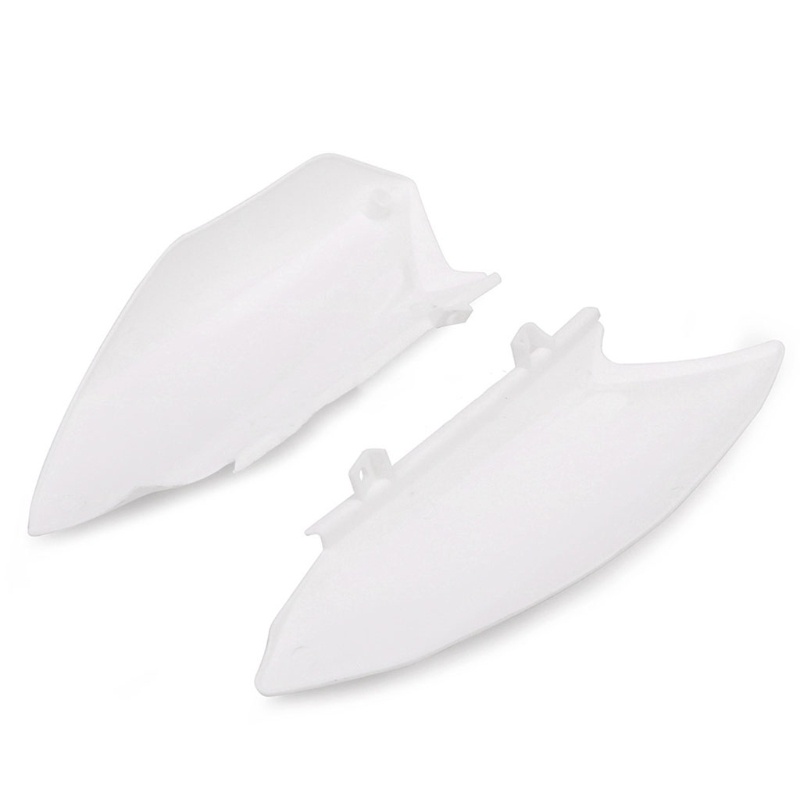 FENDER Set 6 Tấm Chắn Bùn Bằng Nhựa Màu Trắng Xanh Cho Xe Mô Tô