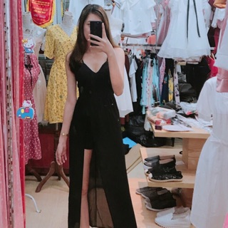 Váy 2 dây liền quần