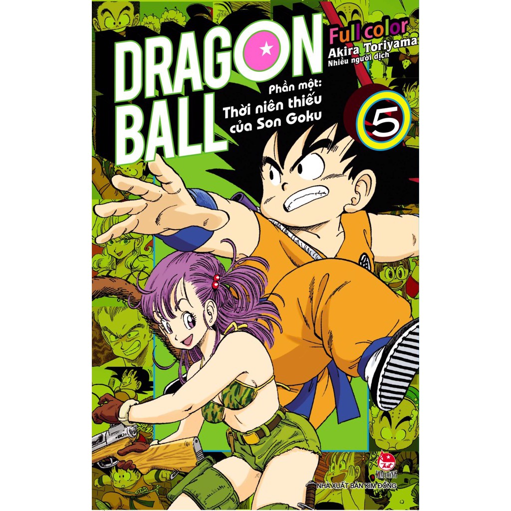 Truyện tranh - Dragon Ball Full Color - Phần Một: Thời Niên Thiếu Của Son Goku - Tập 1, 2,3,4,5