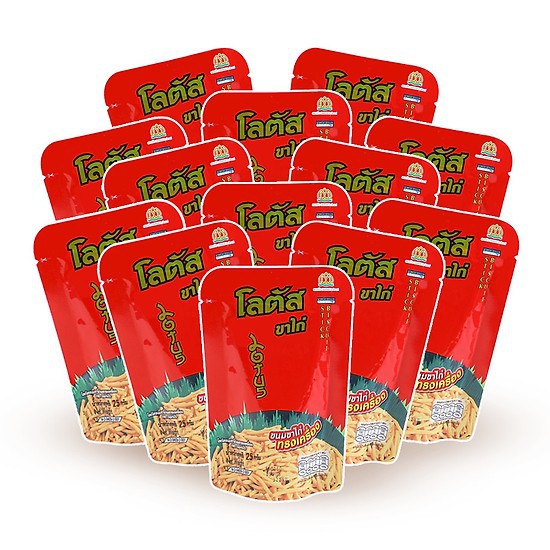 Combo Bánh que thái gói 25g (12 +1= 13 gói)