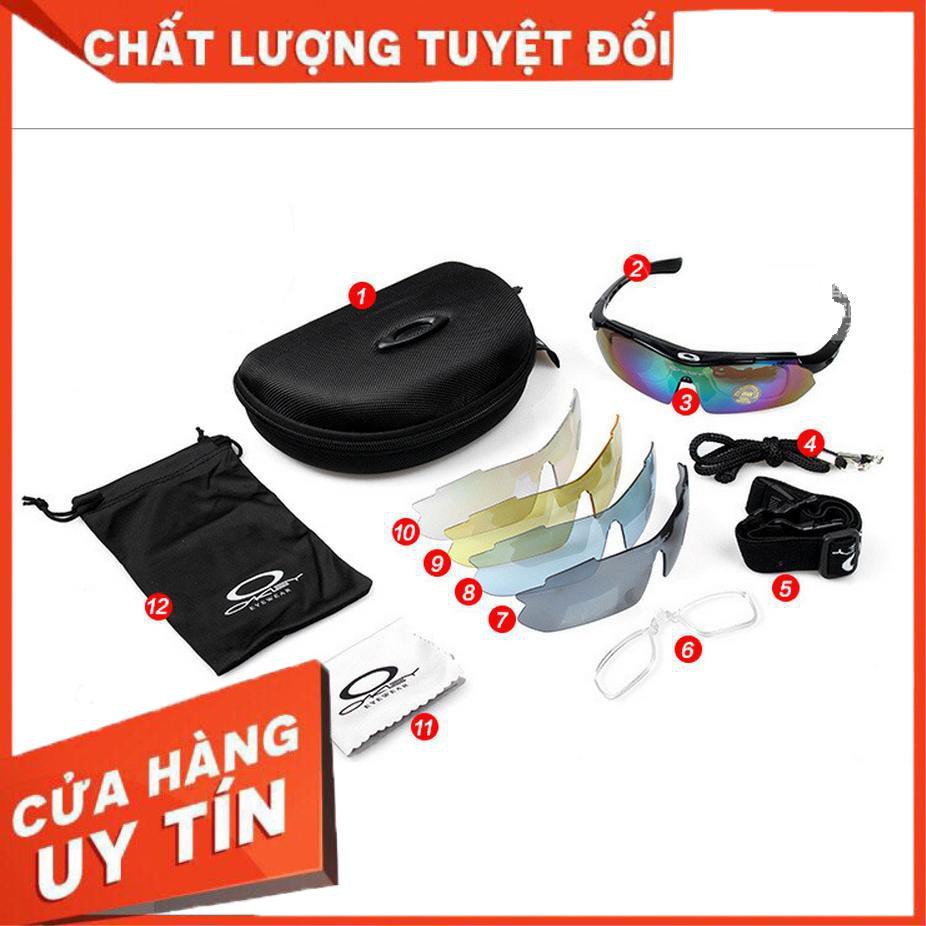 ( BÁN SỈ ) Bộ Kính 5 Mắt Phân Cực Chống Tia UV RiBô