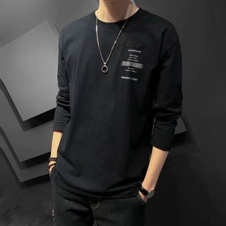 Áo thun tay dài cổ rộng thời trang cho nam