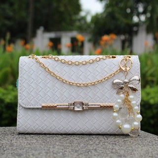 T06 Túi Đeo Chéo Size 20 - Màu Trắng