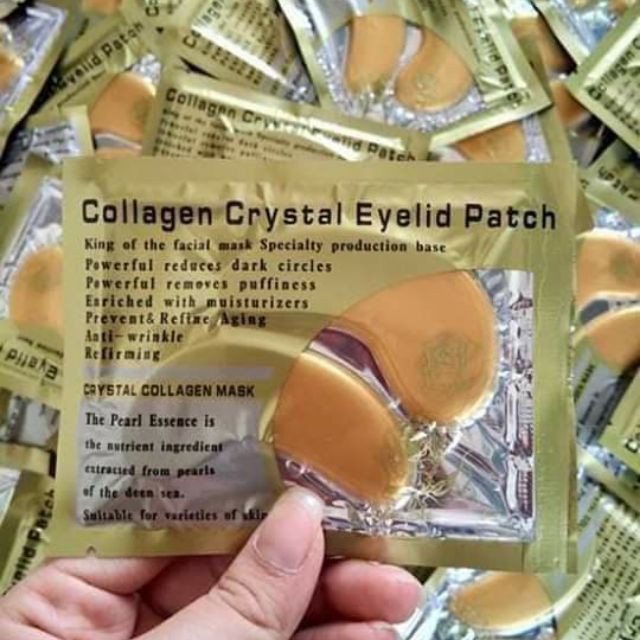 [5 MIẾNG] Mặt nạ mắt Collagen Crystal Eyelid Patch giảm thâm mắt, giảm bọng mắt