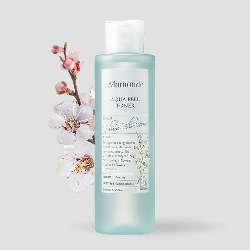 Nước Hoa Hồng Mamonde Aqua Peel Toner Plum Blossom 250ml