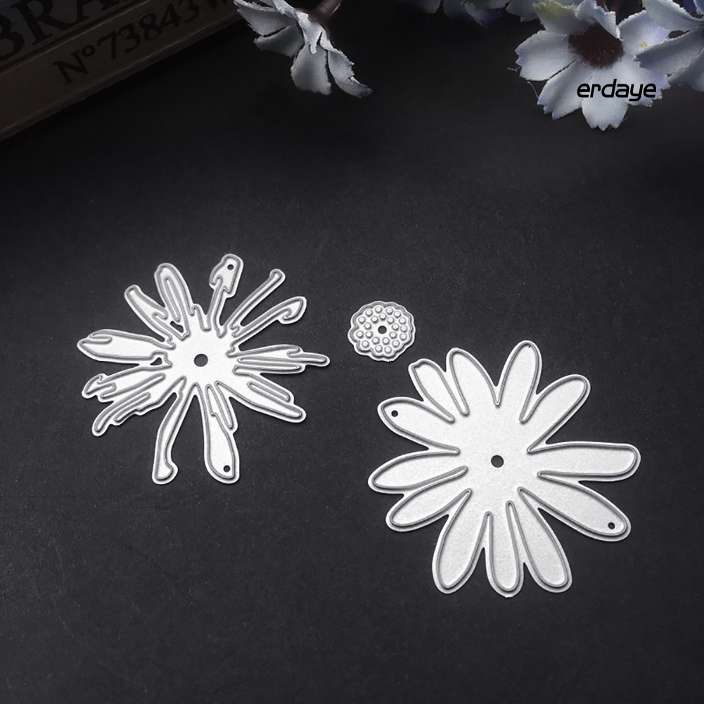 Khuôn cắt giấy bằng kim loại thiết kế bông hoa trang trí xinh xắn