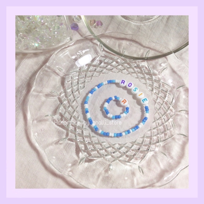 Vòng tay chữ làm theo yêu cầu - Vòng tay handmade by @halli_store