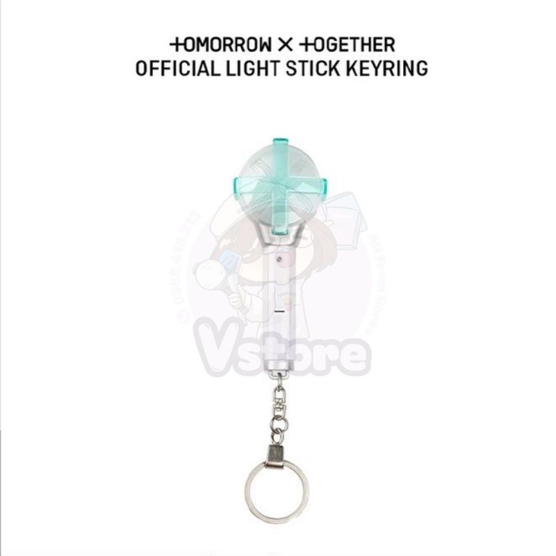 TXT OFFICIAL LIGHT STICK KEYRING | Móc khóa light stick TXT (hàng off, có sẵn)