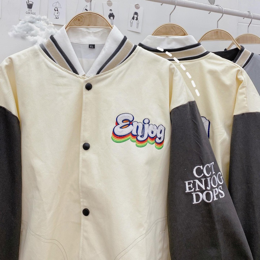 [Mã WASTMAY giảm 15% tối đa 30K đơn 150K] áo bomber ENJOGGGG | BigBuy360 - bigbuy360.vn