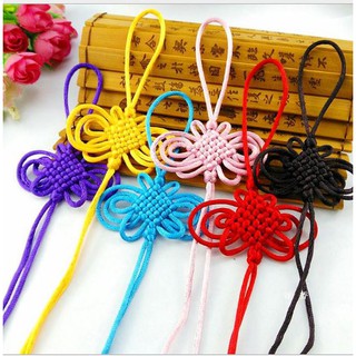 (P131A-1) Dây thắt nơ treo phụ kiện , dây treo tua rua, dây đồng tâm kết 6 nút