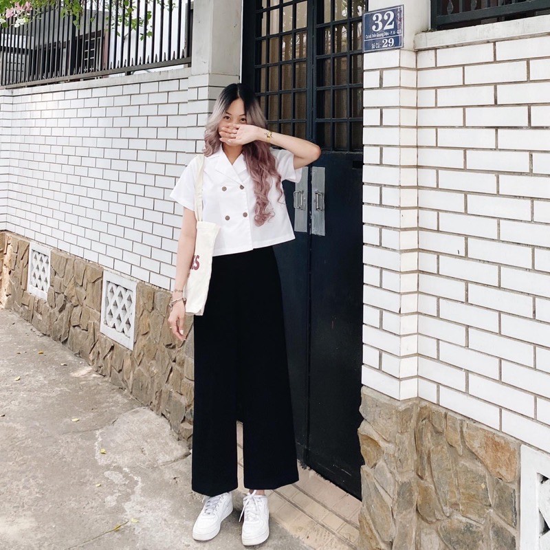 Quần ống rộng dáng lửng MOCHI PANTS
