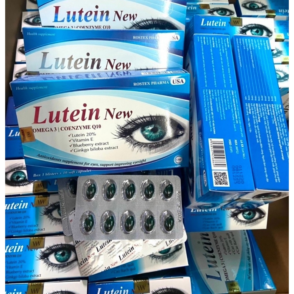 Viên uống bổ mắt LUTEIN NEW tăng cường thị lực – Hộp 30 viên Viên uống bổ mắt LUTEIN NEW tăng cường 