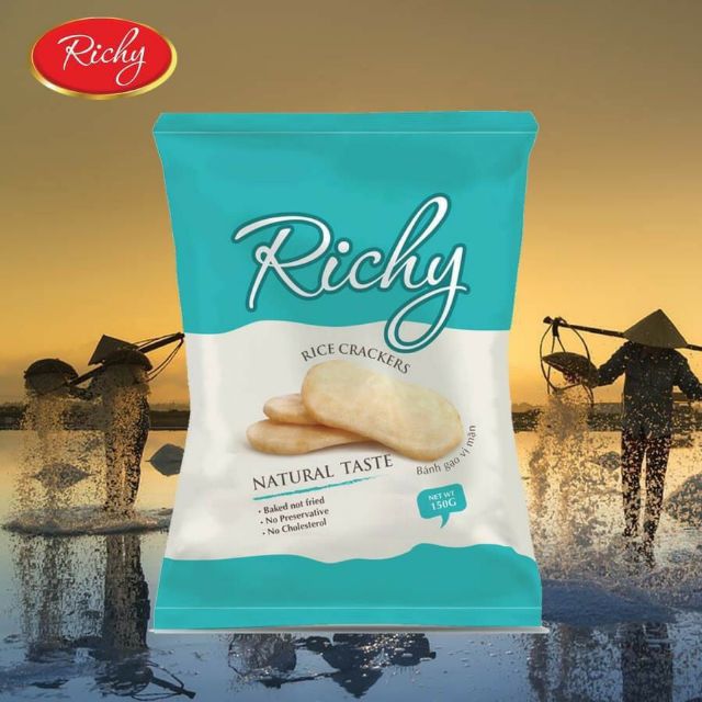 Bánh gạo Richy Mặn 150g