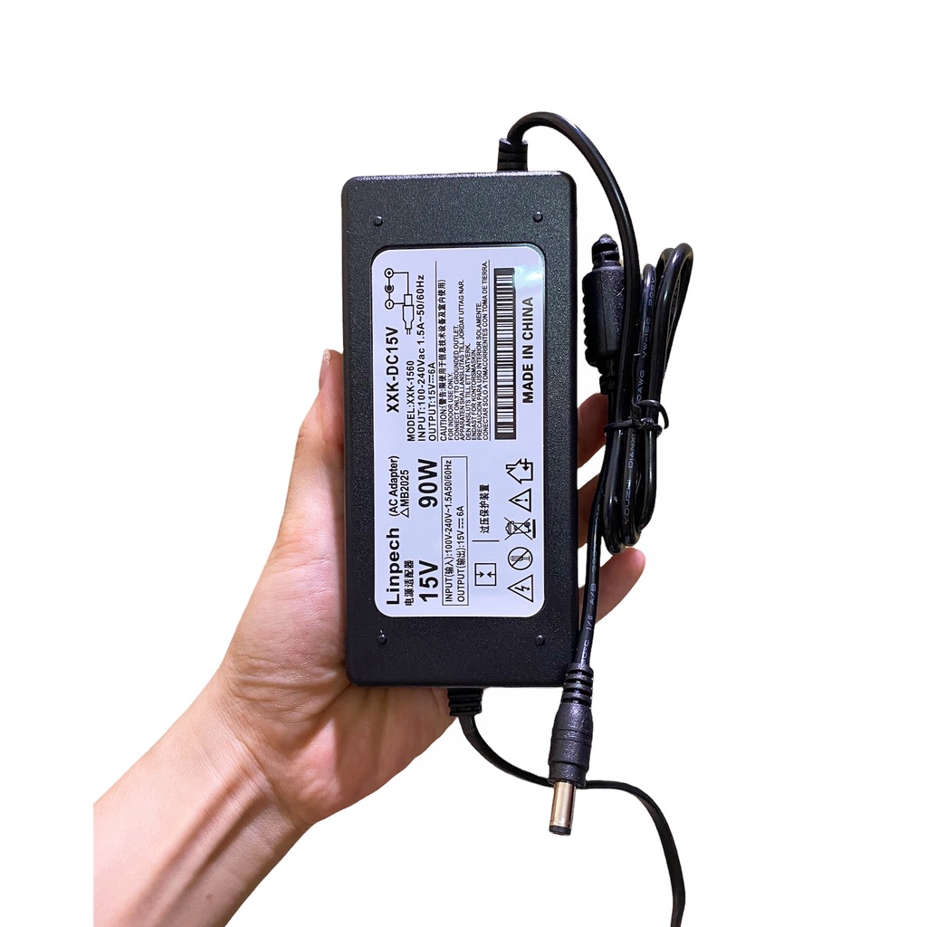 Nguồn sạc loa kéo 15v-2a, 3a có đèn báo led