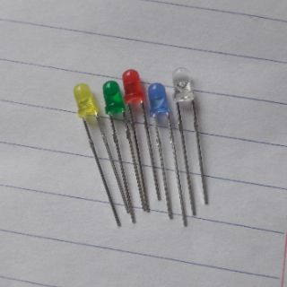 Combo 100 bóng led 3mm các màu
