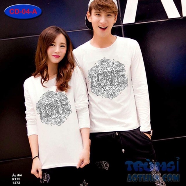 Áo đôi chuông love (1 đôi gồm 2 áo )(KT)