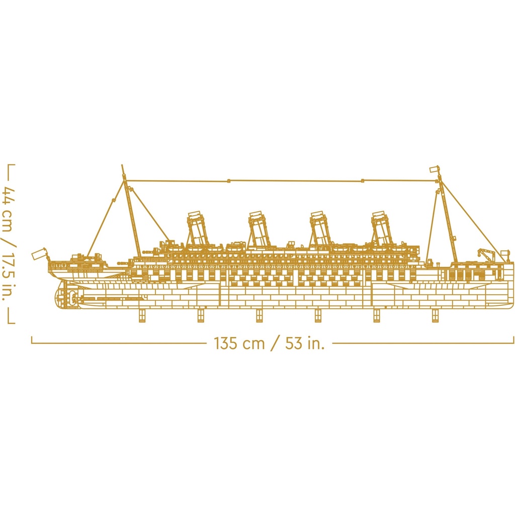 10294 Đồ chơi lắp ráp Iego® Creator Expert Titanic - Đồ chơi xếp hình, tàu Titanic.