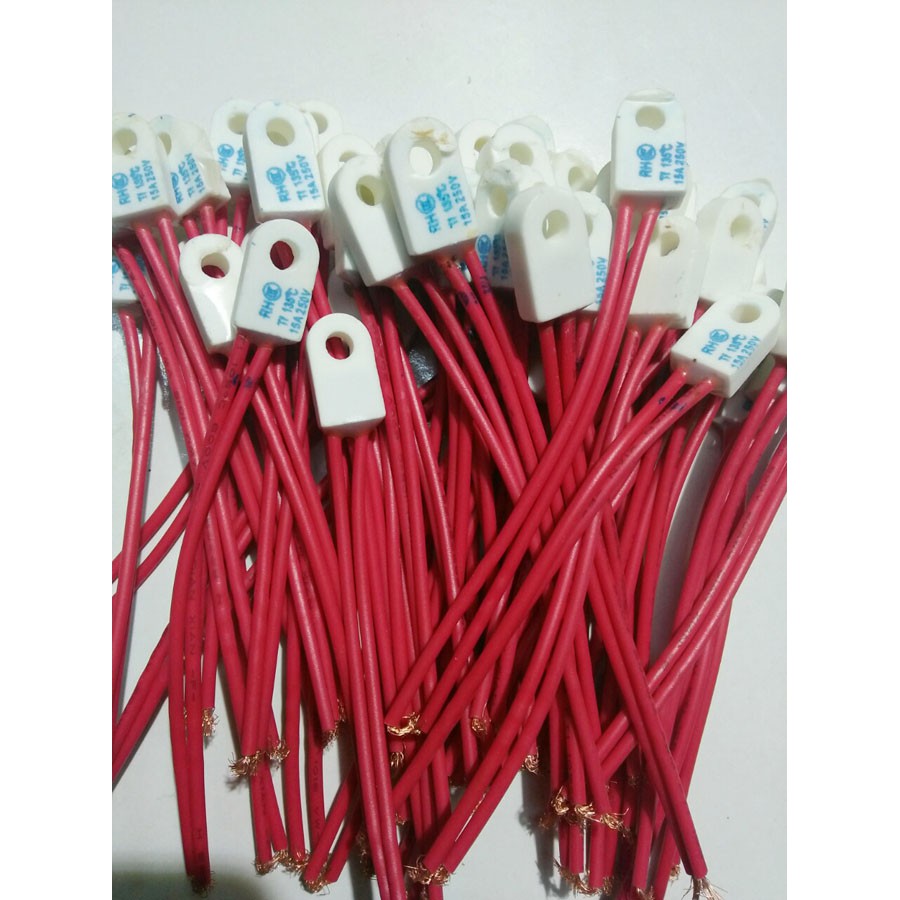 CẦU CHÌ NHIỆT 135 ĐỘ 15A 250V COMBO 5 PCS