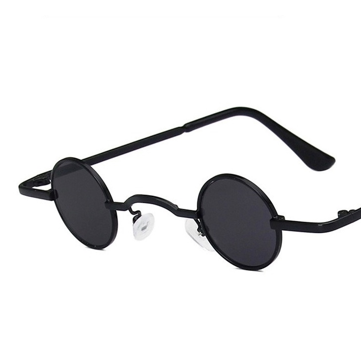 Kính Mát Gọng Tròn Siêu Nhỏ Phong Cách Cổ Điển Thời Trang Cho Nam Và Nữ