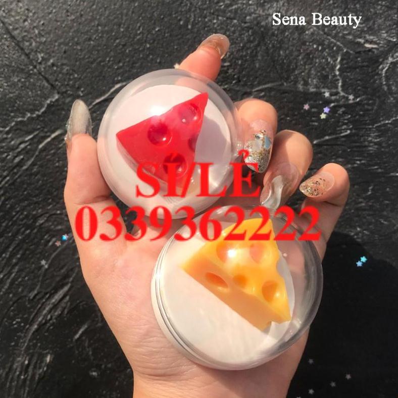 [ CHÍNH HÃNG ] Son dưỡng phô mai Sheloves mềm môi có màu fullbox tặng kèm cọ Senabeauty  HAIANHSHOP