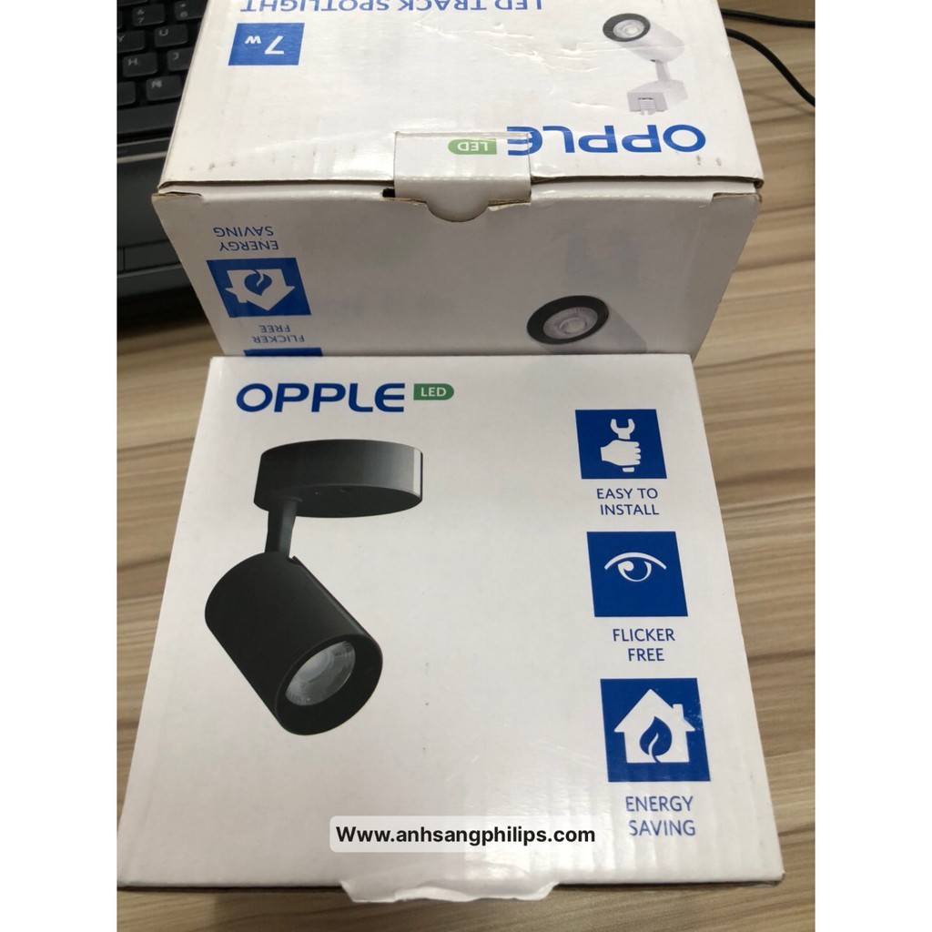 Đèn Rọi Đế Ngồi Opple 7w/3000k Bk