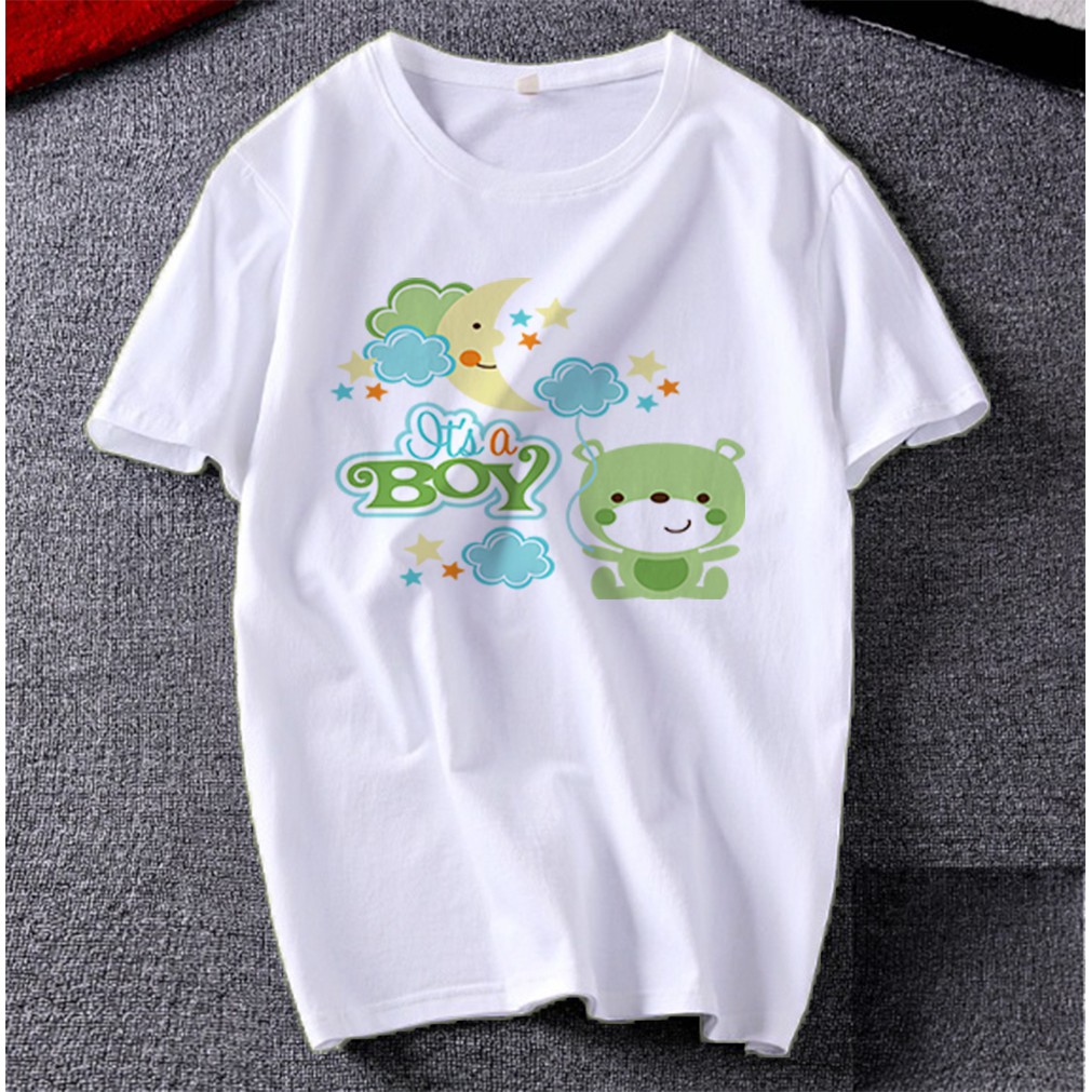 Áo thun Cotton Unisex - Chàng trai - Phòng Cách - Babi boy