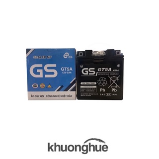 Bình điện, bình khô gs 12v/ 5ah xe sirius, taurus, jupiter