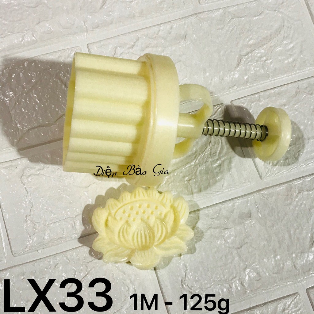 Khuôn trung thu Sen 1M  125g dày LX33