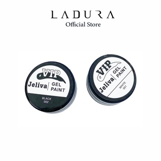 Gel vẽ trắng đen nail siêu đặc jeliva LADURA