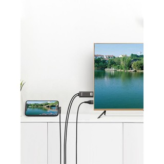 Cáp Chuyển Đổi Lightning Sang HDMI HOCO UA14 ( Chuyển Đổi Màn Hình Điện Thoại Sang TIVI)