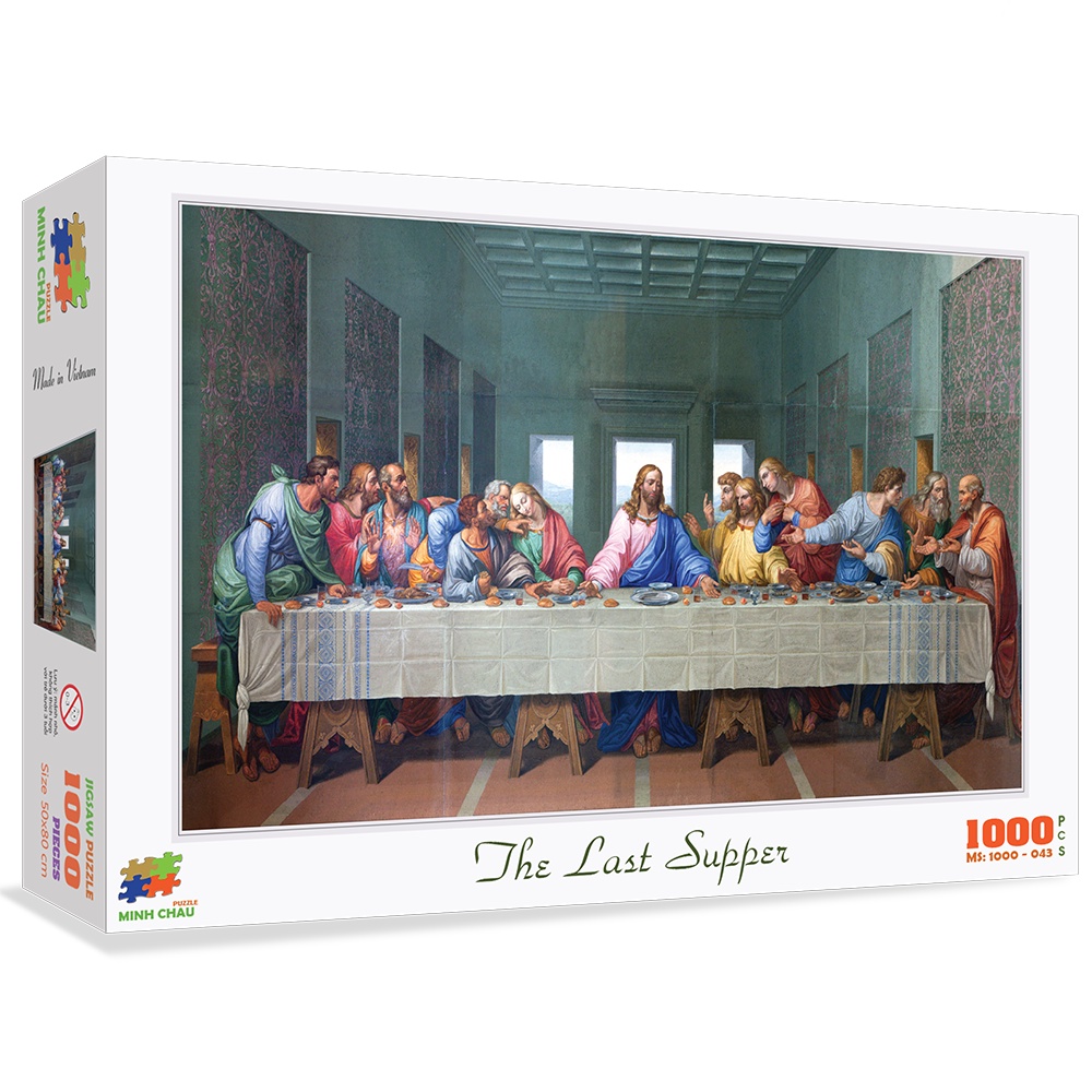 Bộ Tranh Xếp Hình Minh Châu 1000 Mảnh – The Last Supper (50x80cm)