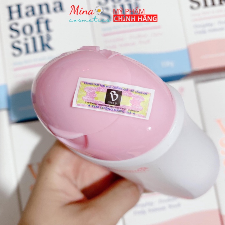 Dung Dịch Vệ Sinh Hanayuki VB Soft &amp; Silk Màu hồng, DDVS Hana phiên bản mới,chiết xuất thiên nhiên, hương thơm nhẹ nhàn