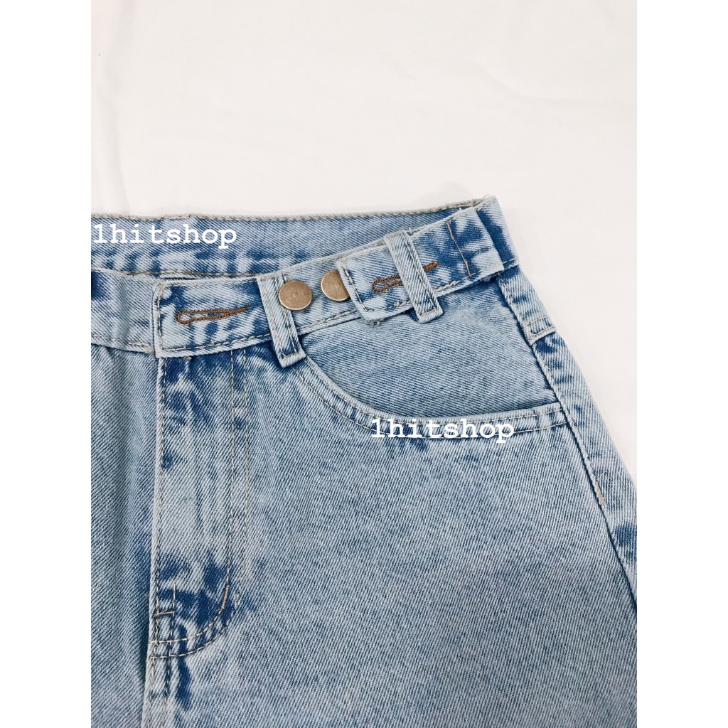 Quần SHORT JEAN 01 Nữ 1hitshop (màu XANH NHẠT)