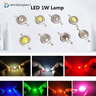Bộ 10 bóng đèn LED 1W nhiều màu trang trí nhà