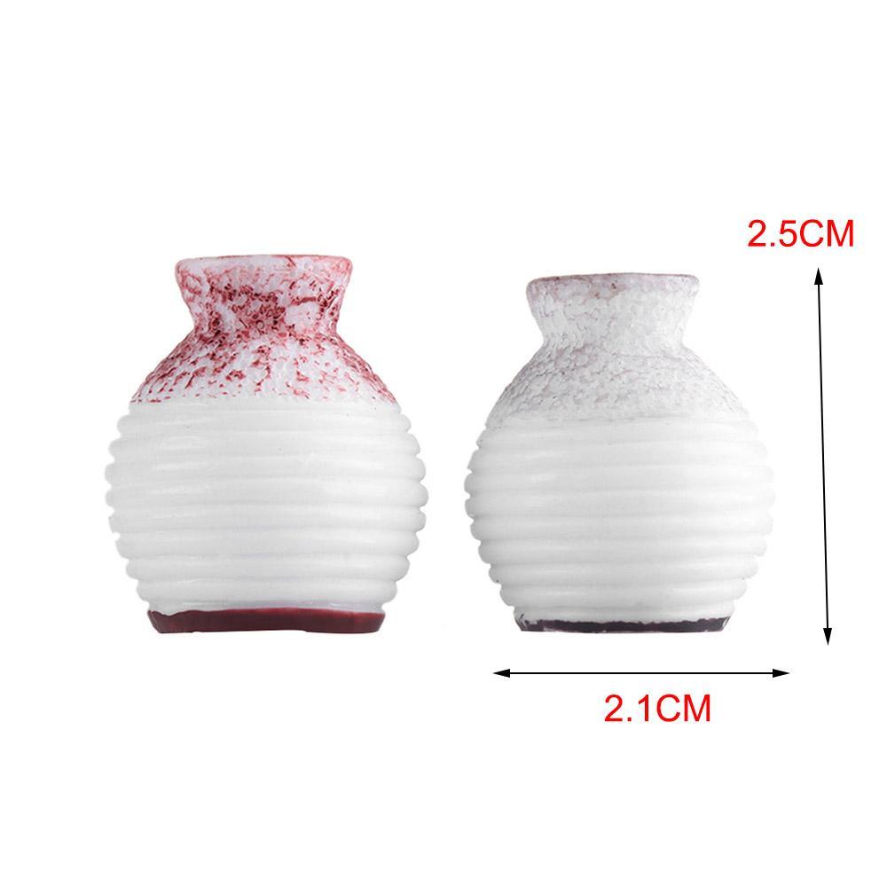 Bộ 5 Bình Hoa Thủ Công Miệng Nhỏ Trang Trí Nhà Cửa / Sân Vườn