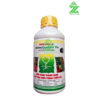 Chai 1lít phân bón lá amino quelant fe ngăn hiện tượng vàng lá