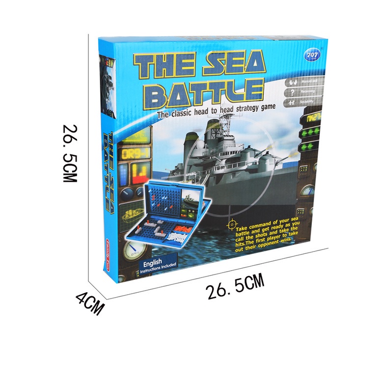 Trò Chơi The Sea Battle, Board Game Tương Tác 2 Người Chơi Rèn Luyện Phản Xạ