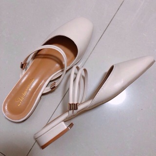 ORDER Giày cao gót mũi vuông ulzzang