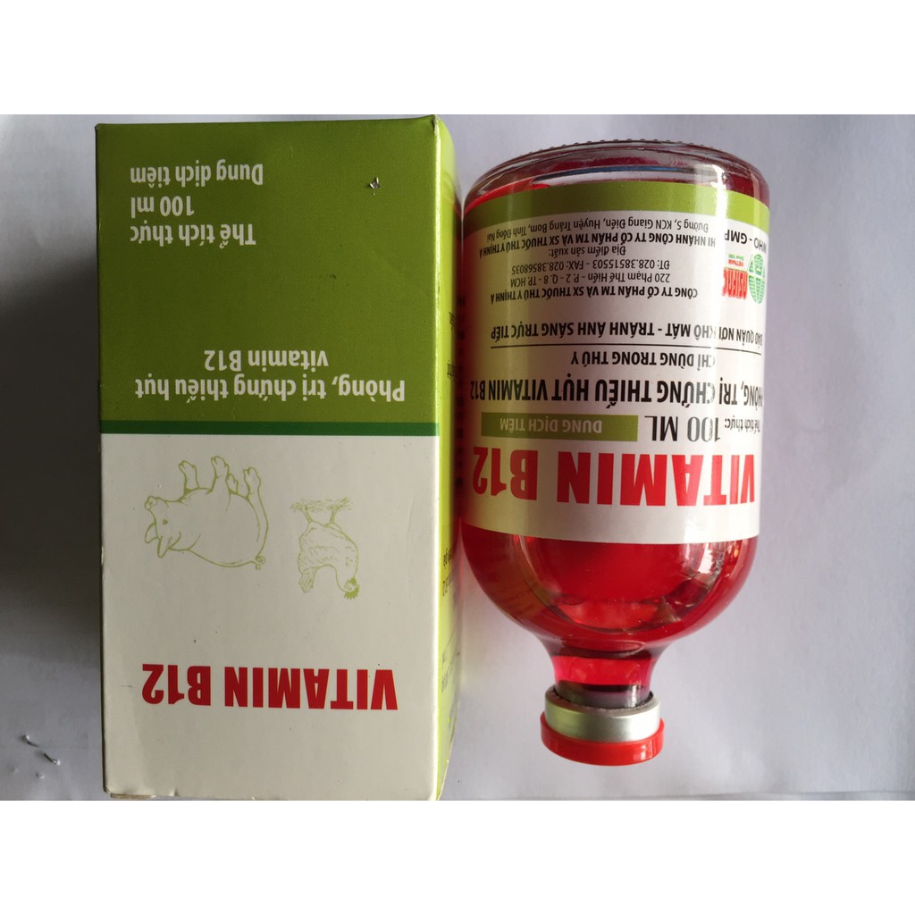 Vitamin B12 TA giải độc, sốc phân, sốc thuốc cây lan, không phun rễ